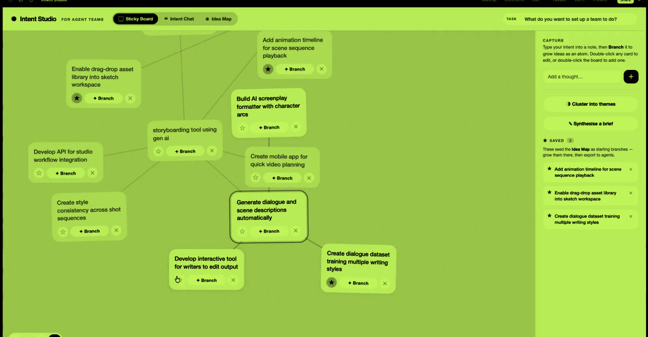 INTENT STUDIO — project still, graded to the Reeb2.0 palette